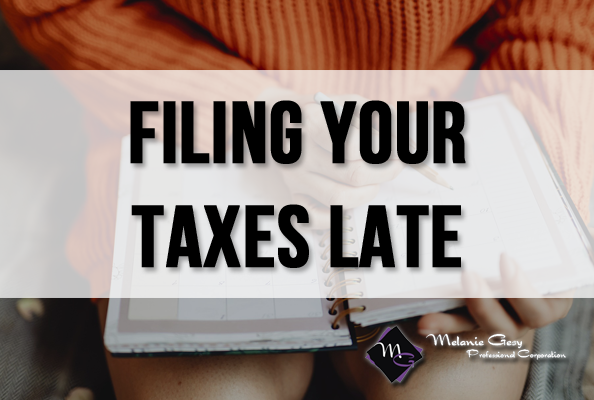 Melanie Gesy Professional Corp. in Leduc is here to help file your taxes late.