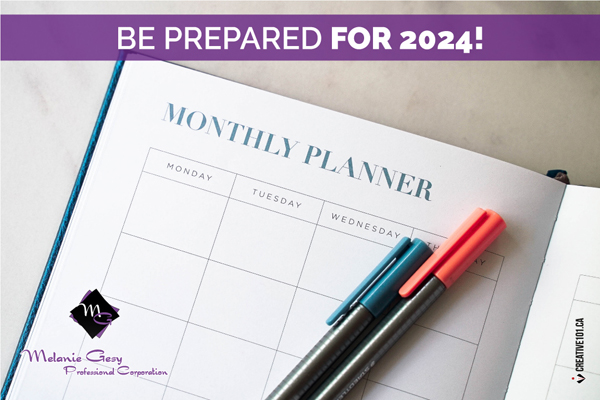 Be prepared for 2024 taxes by starting now.