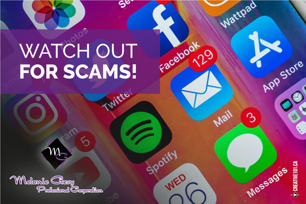 Scammers try to get you to fall for fear tactics or false promises. Don't be fooled!
